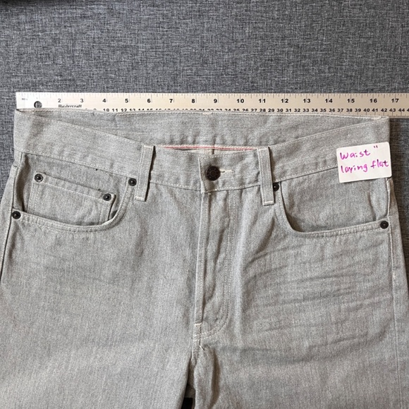 6397 The News Selvedge Shorty Jeans - Women's Size 28*26 - Gray - Picture 9 of 12